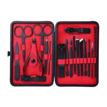 Manicure Set 18Piece Stainless Steel Nail Clippers Kit with Travel Case for Men and Women Ref: 3664