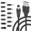 Câble d'alimentation et de charge 5 V CC avec prise jack 2,1 mm, câble d'alimentation USB vers CC 2025 1