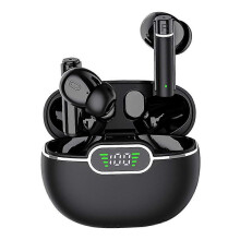 Wireless Earbud, Bluetooth Headphones 5.3, Bluetooth Earbud in-Ear LED Display IPX5 Waterproof Sport Headset for Android iOS