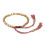 Copper Bead Adjustable Bracelet - Handmade Jewelry16-26cm 1
