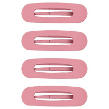 Langlebige, robuste Haarspange, flach, oval, starker Halt, rutschfest, ideal für Yoga und Make-up, tragbares, regenbogenfarbenes B