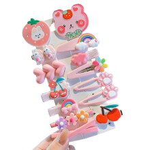 Haarnadel, Haarschmuck für Babys und Mädchen, Haarnadel-Styling für Kinder, Haarnadel mit Blumen-, Süßigkeiten-, Frucht- und Regen