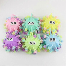 25-26 1-pak farvetilfældige stressbolde - Holdbart sensorisk fidget-legetøj til ADHD og autisme 13,5 cm/15,5 cm/20,5 cm