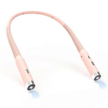 Oplaadbare leeslamp voor in bed, neklamp met LED-verlichting in 3 kleuren, instelbare helderheid, flexibel en comfortabe
