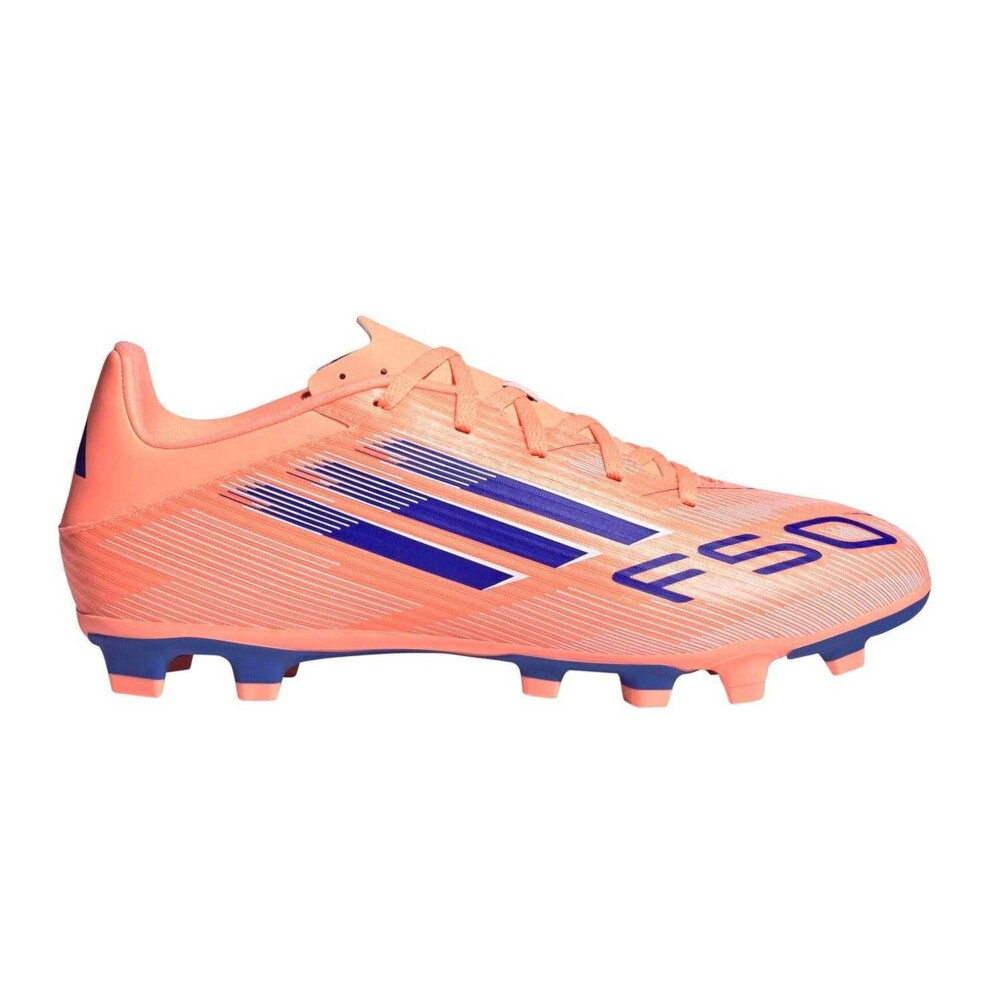 Adidas (9.5 Uk, Orange/Blue) Mens F50 League Firm Ground Football Boots