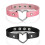 τεμάχια γυναικείο κολιέ choker από δέρμα κράμα ρυθμιζόμενο κολιέ punk loli 1