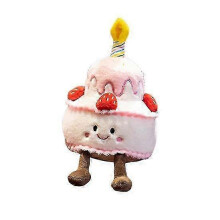 25-26 születésnapi torta plüss baba ajándék gyerekeknek eper torta párna plüss állatok vicces plüss játékok többcélú par