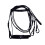 (Cob, Black) Hy Padded Flash Bridle with Rubber Grip Reins 1