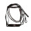 (Cob, Brown) Hy Padded Flash Bridle with Rubber Grip Reins 1