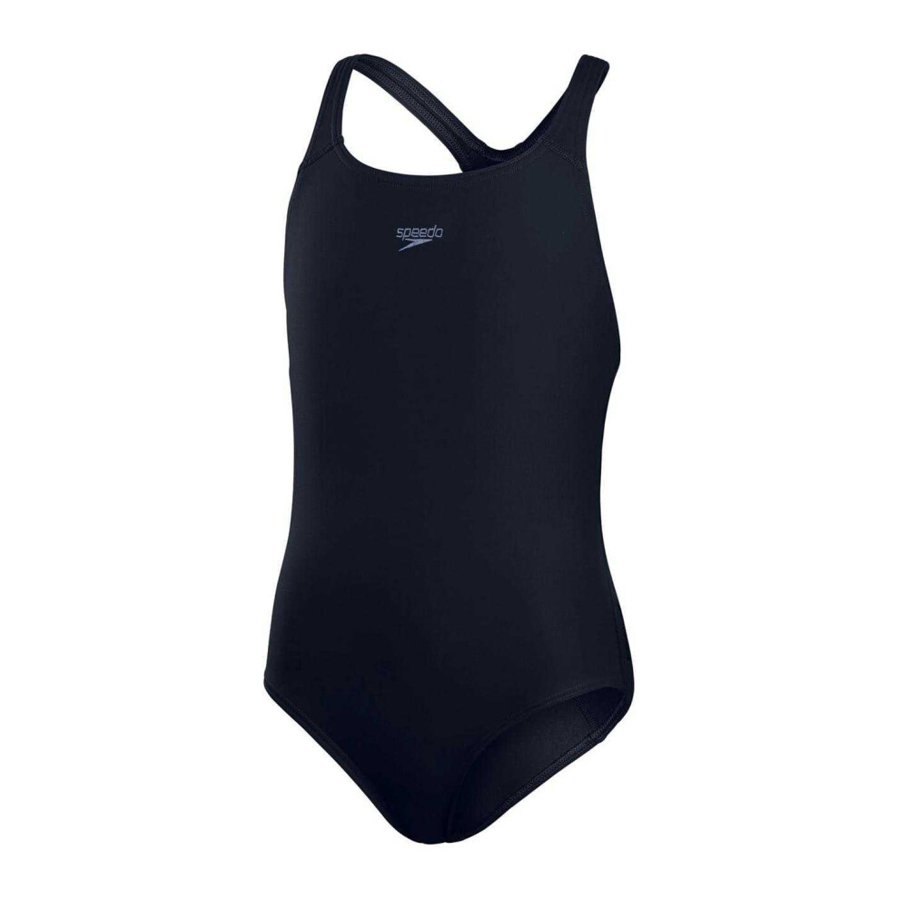 Speedo (13 Years, True Navy) Girls Endurance+ Medalist One Piece Swimsuit