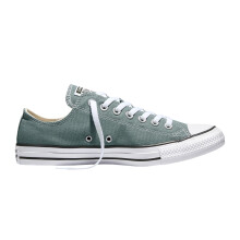 (7 UK, Mineral Grey) Converse Mens Ox Logo Canvas Trainers