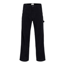 (29R, Black) Jack And Jones Mens Corduroy Straight Leg Trousers