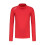 (13 Years, Red) Sondico Childrens/Kids Mock Neck Base Layer Top 1