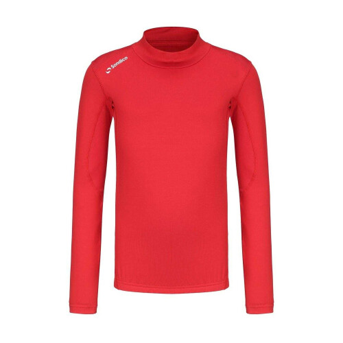 (13 Years, Red) Sondico Childrens/Kids Mock Neck Base Layer Top
