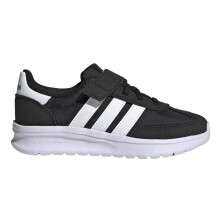 (10 UK Child, Black/White) Adidas Childrens/Kids Run 70s 2.0 Retro Cloudfoam Trainers