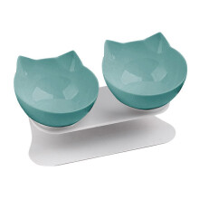 Comedero ortopédico para gatos, elegante comedero para mascotas con diseño inclinado de 15 para una alimentación cómoda, promuev