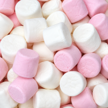 (1.3kg Sweet Jar) Pink & White Marshmallows