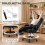 Homcom HOMCOM Home Office Chair Reclining Function High Back, Black 8