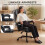 Homcom HOMCOM Home Office Chair Reclining Function High Back, Black 7