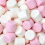 (225g Sweet Pouch) Pink & White Marshmallows 1