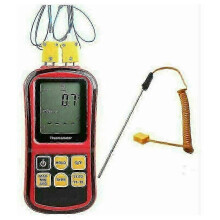 Dual Channel Thermometer with Data Logging for Scientific Research