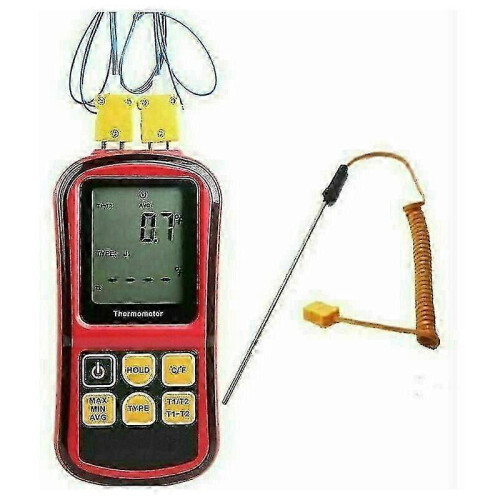 Dual Channel Thermometer with Data Logging for Scientific Research