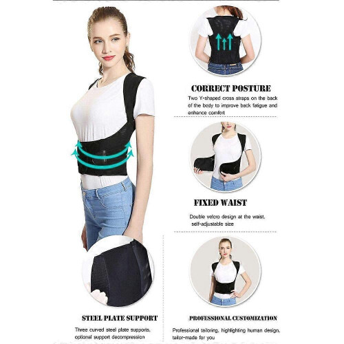 Posture Corrector With Lumbar Support, Ergonomically Engineered For Men And Women