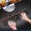 Wired Gaming Keyboard, Rainbow Led Backlight, Mechanical Feel, Anti-Interference Magnet Ring, Gold-Plated Interface, Removable Keycaps, 2