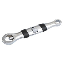 23in1 Adjustable DoubleHeaded Spanner Wrench Carbon Steel Multifunctional SelfTightening For Home Outdoor Auto