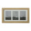Oak Photo Frame - 3 Aperture 1