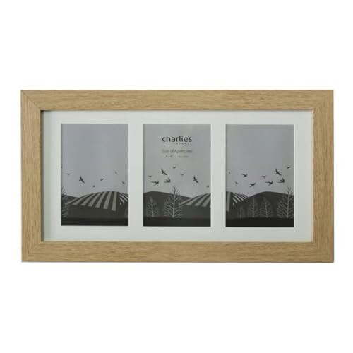 Oak Photo Frame - 3 Aperture