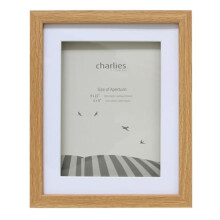 Medium Oak Mount Photo Frame - 8x10"