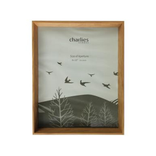 Oak Box Photo Frame - 8x10"