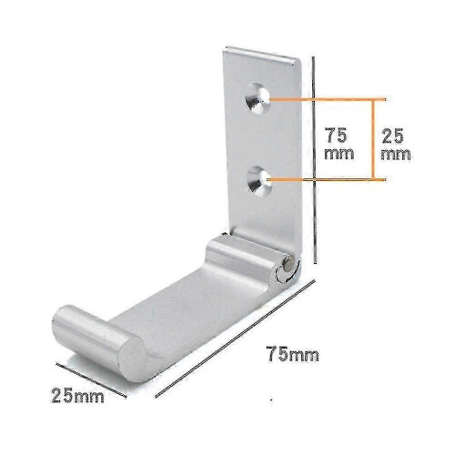 5-Piece Foldable Wall Hooks for Towel Coat Hanging, Space-Saving Hardware Mount 2
