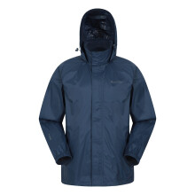 (XXS, Navy) Mountain Warehouse Mens Pakka II Waterproof Jacket