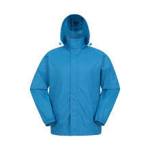 (3XL, Bright Blue) Mountain Warehouse Mens Pakka II Waterproof Jacket