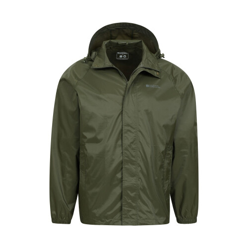 (L, Grey) Mountain Warehouse Mens Pakka II Waterproof Jacket