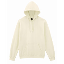 (M, Off White) Gildan Unisex Adult Softstyle Fleece Midweight Hoodie