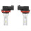 4 stk. H8 H11 H16 LED-tåkelyspære, H16 LED-tåkelys 5
