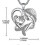 Colar Elegante em Forma de Coração para Mãe, Joia de Presente para o Dia da Mãe e para Mulheres 3