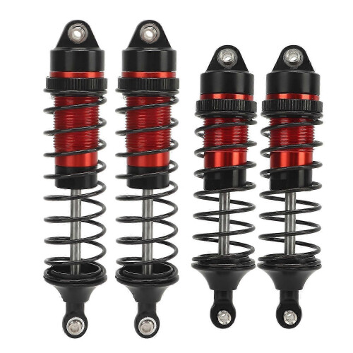 25-26 Traxxas Slash 4x4 1/10 RC Αυτοκίνητο Κόκκινο Αμορτισέρ από Κράμα Αλουμινίο 2