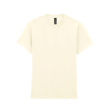 (M, Off White) Gildan Mens Heavy Cotton Short-Sleeved T-Shirt