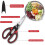 Multifunctional Kitchen Shears, Ultra Sharp Stainless Steel Multipurpose Kitchen Scissors with Clean Cut Performance for Versatile Cook 4