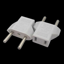 2025 VS naar EU-adapter, [6 stuks] 2-pins CN China VS Amerika naar 2-pins EU Frankrijk, Duitsland, Spanje, Egypte en meer
