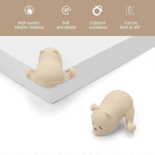 2025 Baby Hoekbeschermer, 4 stuks siliconengel hoekbescherming, zelfklevende randbescherming, kinderveiligheidshoekbescherming teg
