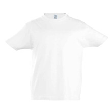 (4 Years, Absolute White) SOLS Kids Unisex Imperial Heavy Cotton Short Sleeve T-Shirt