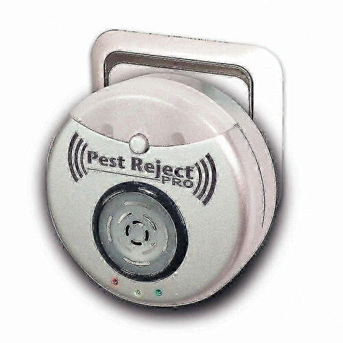 Repelente de Pragas 25-26 com Ultrassons e Eletromagnetismo, Cor Cinzenta, para Interior