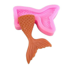 Molde de silicone para decoração de bolos série oceano 25-26, ferramenta de bricolage para pastelaria e fondant, reutili