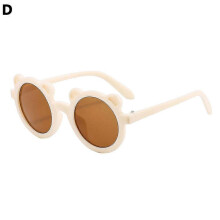Ochelari de soare pentru copii, drăguți, cu flori, UV400, la modă, rotunzi, pentru fete și băieți