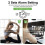 Rechargeable Digital Wall Clock, Stylish Decor with Voice Control and Memory Backup 4